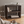 Small Wooden Bookshelf – Dark Walnut Stackable Storage Shelf