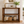 Wooden Console Table – Early American Entryway Storage Shelf