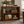 Wooden Console Table – Early American Entryway Storage Shelf