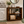 Wooden Console Table – Early American Entryway Storage Shelf