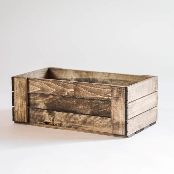Wood Crate DVD Holder