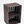 Rustic Wooden Crate Stand | Dark Stained 2-Tier Storage Shelf for Dorm Rooms & Small Spaces