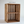 Rustic Wooden Crate Stand | Dark Stained 2-Tier Storage Shelf for Dorm Rooms & Small Spaces