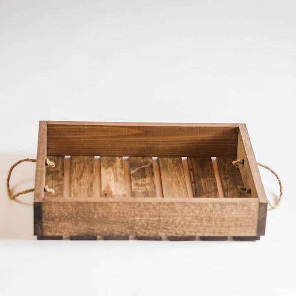 Antique Style Wooden Serving Tray