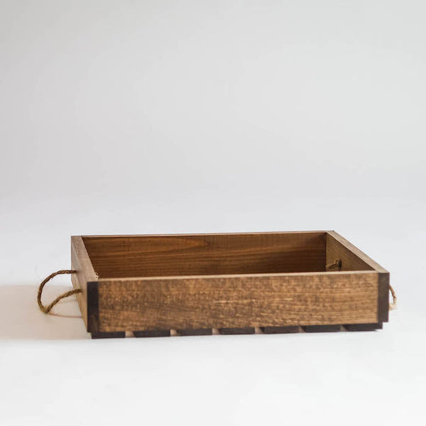 Antique Style Wooden Serving Tray