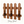 Rustic Wooden Picket Coat Rack – Wall Mounted Farmhouse Hooks (8 Colors)