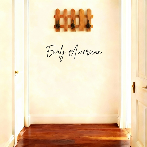 Rustic Wooden Picket Coat Rack – Wall Mounted Farmhouse Hooks (8 Colors)