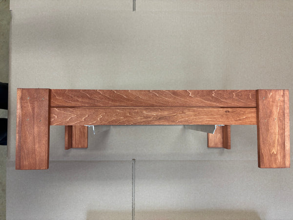 Wooden Buffet Stand Set for Chafing Pans, Farmhouse Serving Risers, Catering Food Display, Set of 2