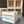 Set of six small unfinished wooden crates shown in a simple front-facing arrangement.