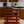 Wooden mini cupcake stand in red mahogany finish, rustic farmhouse cupcake holder