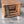 Handcrafted cherry wood LP storage crate for vinyl albums