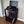 Dark stained handcrafted turntable stand with record storage