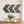 Rustic gray chevron wood arrows wall art with natural distressed finish.