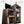 Vintage inspired medium brown wood record player stand with storage.