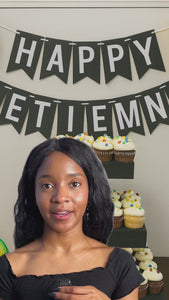 Rustic vintage dark stained wooden cupcake stand video showcasing a tiered dessert display for cakes, cupcakes, and treats at events and parties.