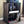 Rustic dark stained record player stand with 2-tier vinyl storage