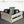 Rustic American design natural crate holding kitchen jars and towels