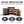 Vintage sophistication collection of small wooden nesting crates, handcrafted rustic décor.