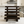 Rustic wooden spice rack in Dark Walnut finish with 5-tier slatted shelves