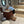 Child using Early American 2-tier wooden steps at bathroom sink for added height.